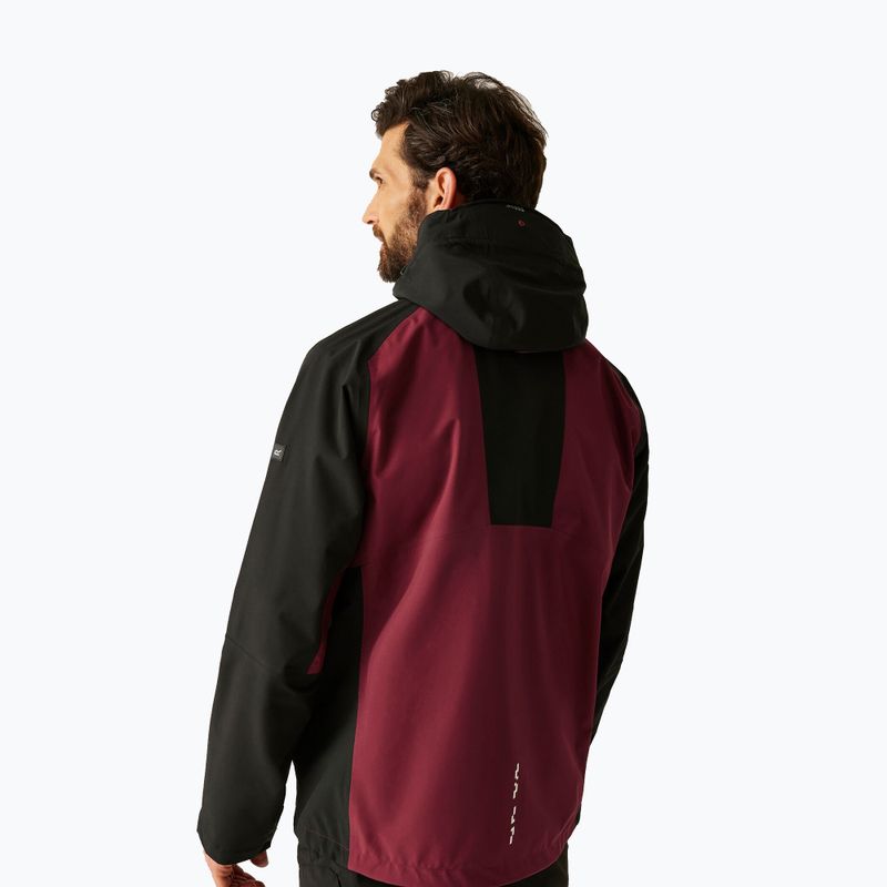 Мъжко яке 3 в 1 REGATTA Sacramento dark maroon/black 3