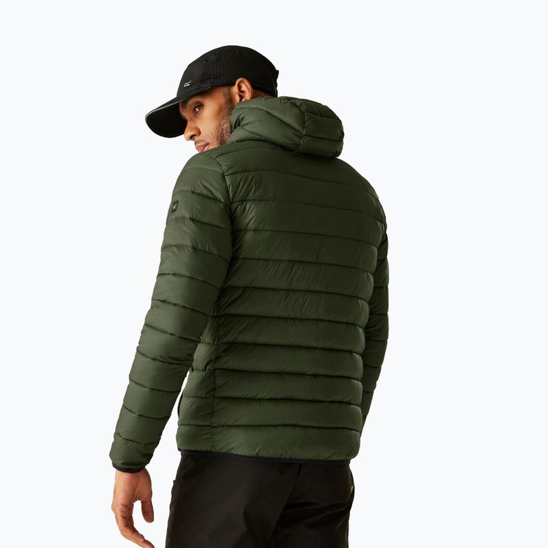 Мъжко яке REGATTA Hooded Marizion olive/night 3