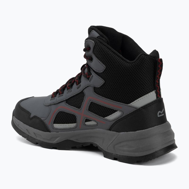 Мъжки туристически обувки REGATTA Vendeavour granite/rio red 3
