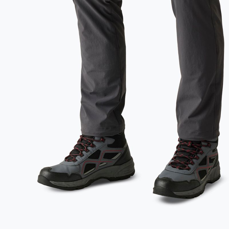 Мъжки туристически обувки REGATTA Vendeavour granite/rio red 5