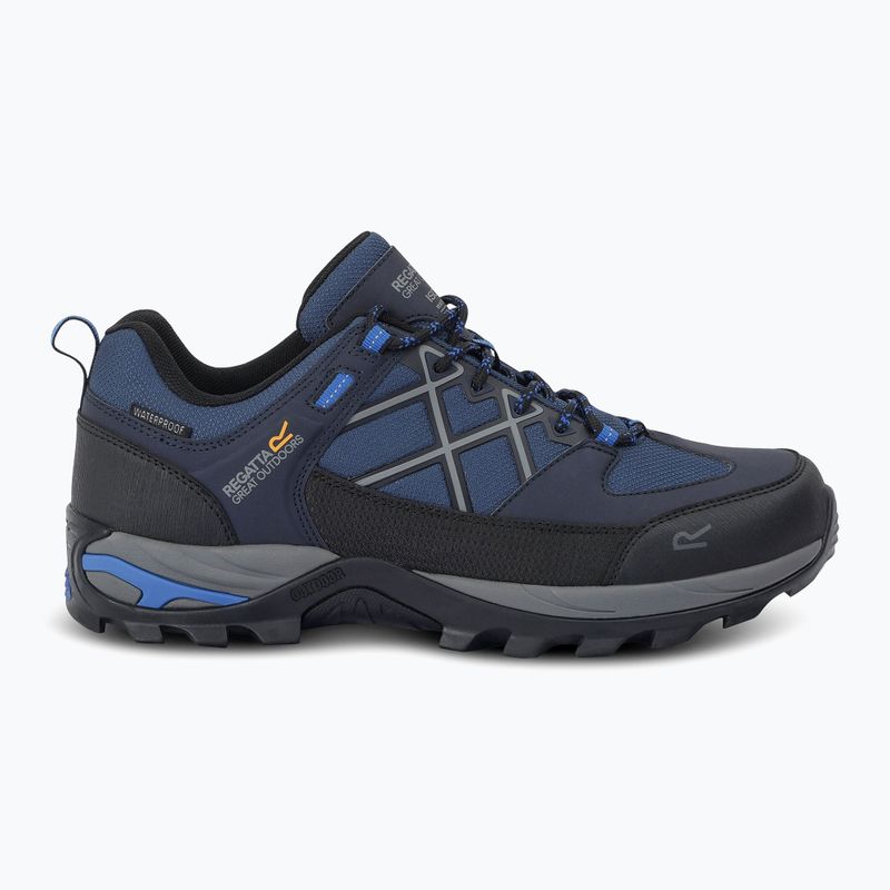 Мъжки туристически обувки REGATTA Samaris III Low navy/snorkel blue 2