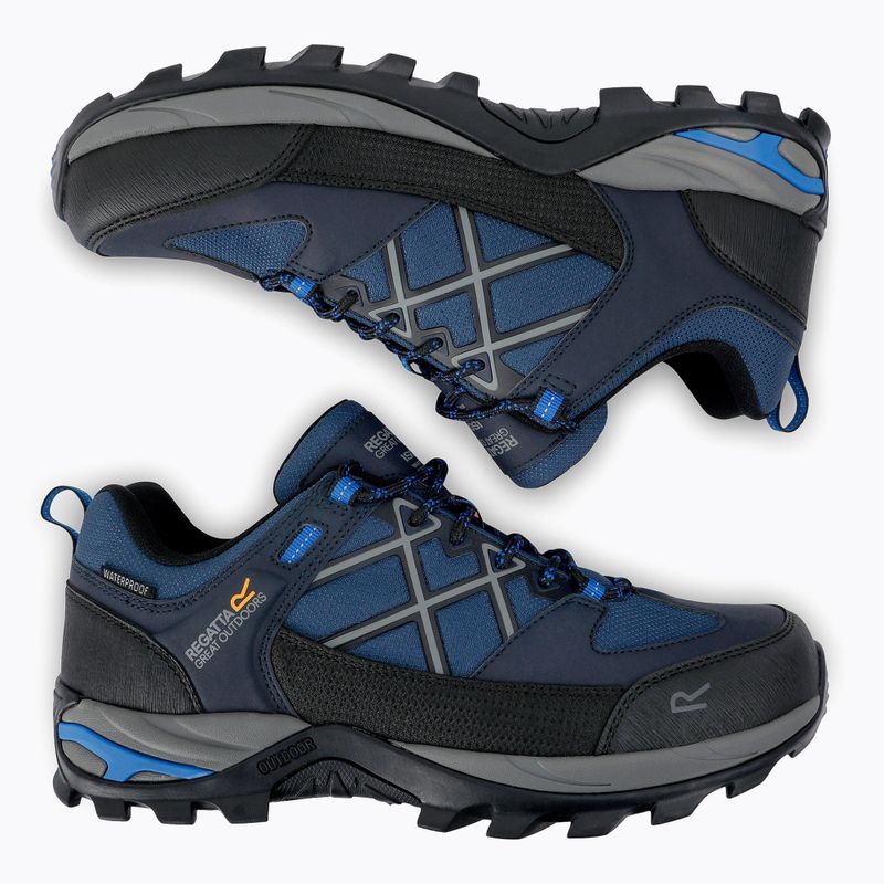 Мъжки туристически обувки REGATTA Samaris III Low navy/snorkel blue 5