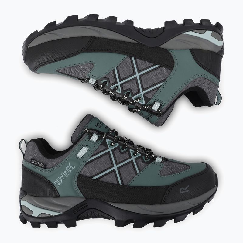 Дамски обувки за трекинг REGATTA Samaris III Low spruce green/granite 5