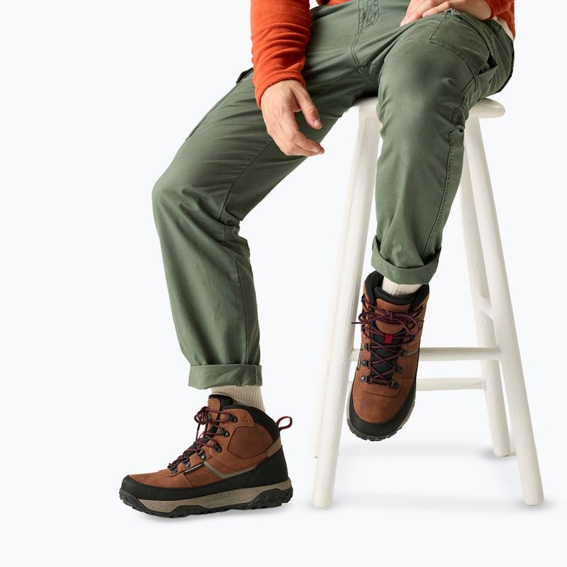 Мъжки туристически обувки REGATTA Renford brown/rio red 8