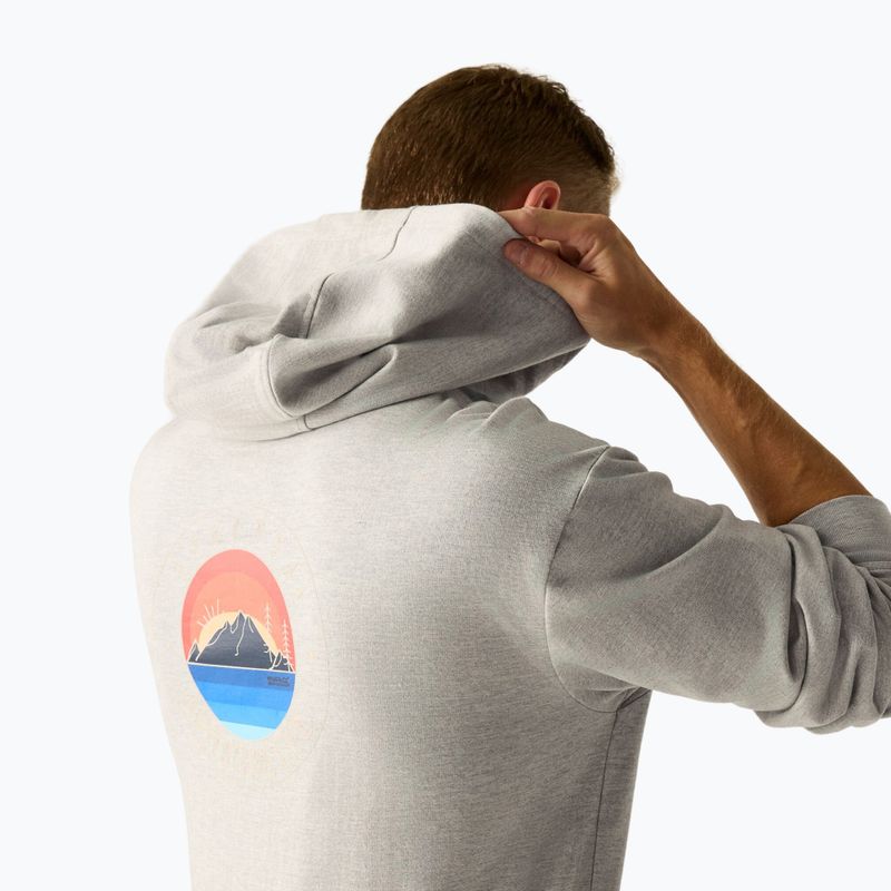 Мъжки суитшърт REGATTA Cline Hoody grey marl 4