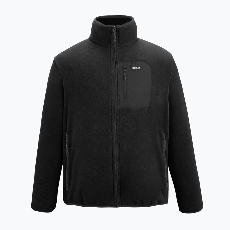 Мъжки поларен суитшърт REGATTA  Frankie Full Zip Fleece black/black 6