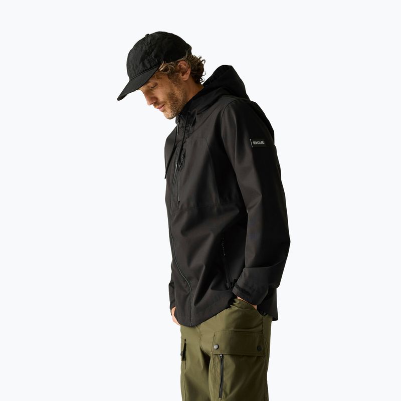 Мъжко яке за дъжд REGATTA Waterproof Shell Frankie black 4