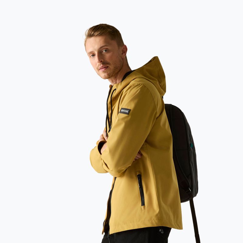 Мъжко яке за дъжд REGATTA Waterproof Shell Frankie wood brown 4