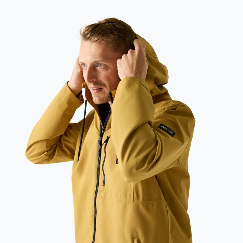 Мъжко яке за дъжд REGATTA Waterproof Shell Frankie wood brown 5