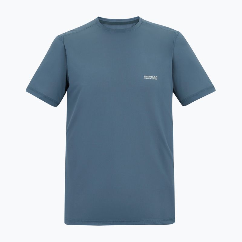 Мъжка трекинг тениска REGATTA Mindoi Anti Insect china blue 5