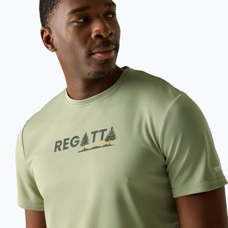 Мъжка тениска за трекинг REGATTA Fingal light sage 4