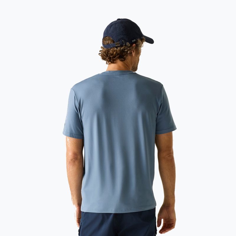 Мъжка тениска за трекинг REGATTA Fingal Stretch china blue 3