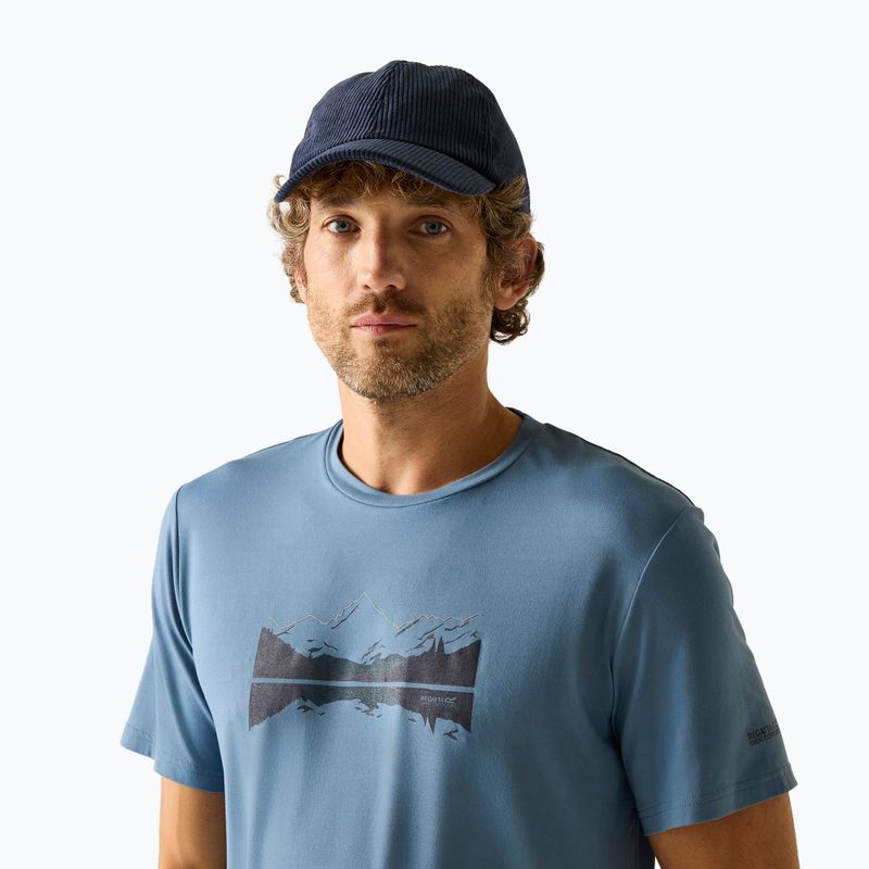 Мъжка тениска за трекинг REGATTA Fingal Stretch china blue 4
