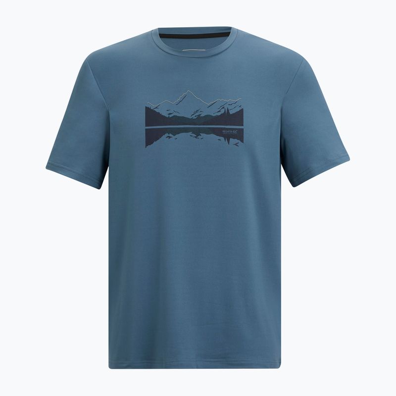 Мъжка тениска за трекинг REGATTA Fingal Stretch china blue 5