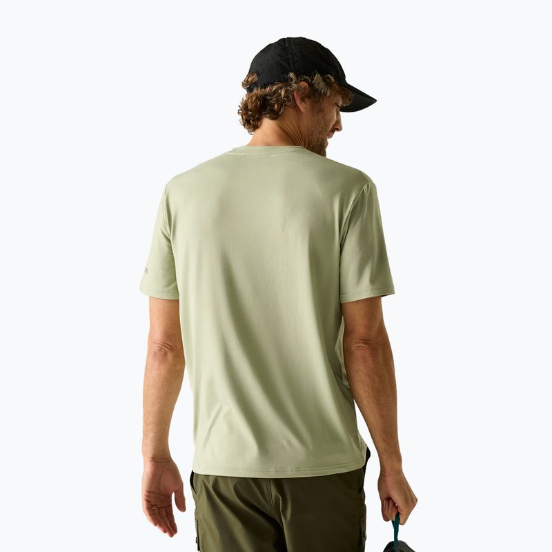 Мъжка тениска за трекинг REGATTA Fingal Stretch light sage 3