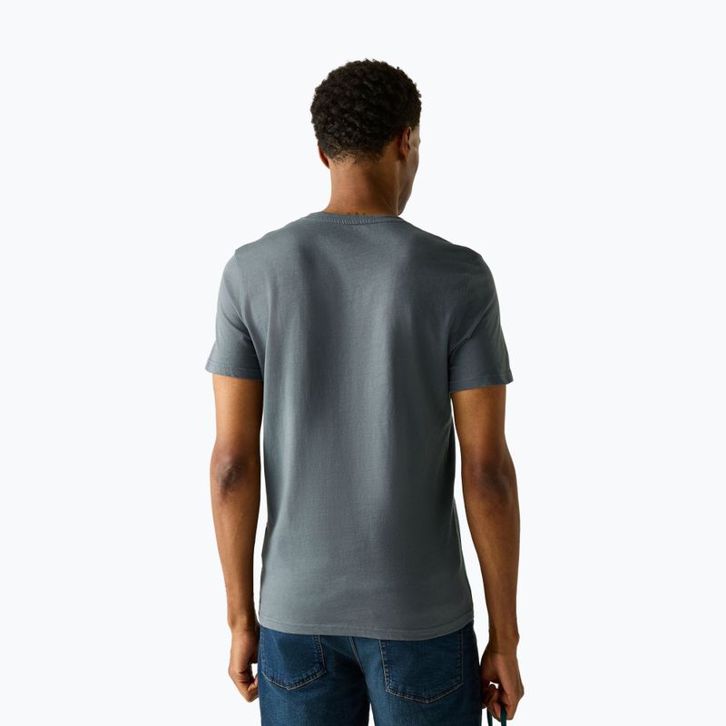 Мъжка тениска за трекинг REGATTA Breezed dark storm 3