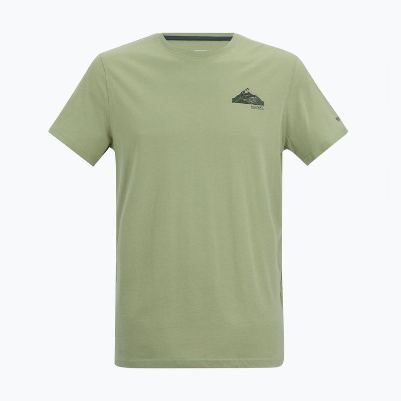 Мъжка тениска за трекинг REGATTA Breezed light sage 5