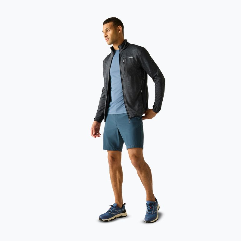 Мъжки суитшърт за трекинг REGATTA Hillden Midlayer dark storm 2