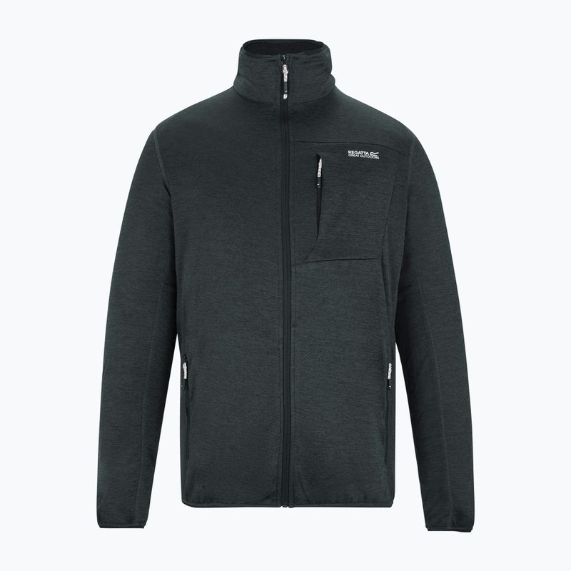 Мъжки суитшърт за трекинг REGATTA Hillden Midlayer dark storm 5