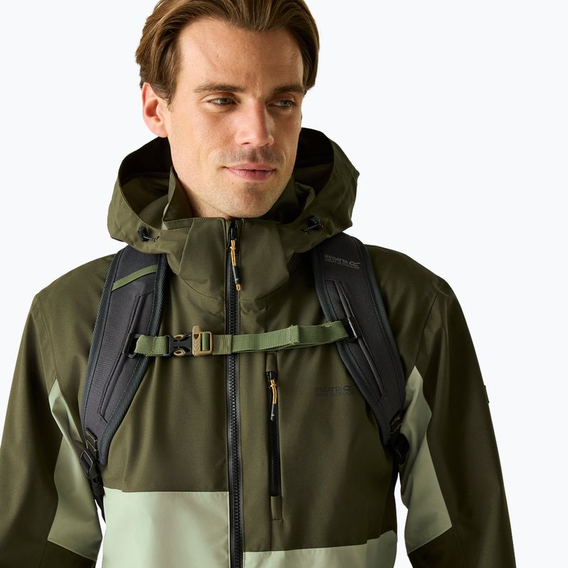 Мъжко яке за дъжд REGATTA Waterproof Shell Bosfield light sage/dark khaki 4