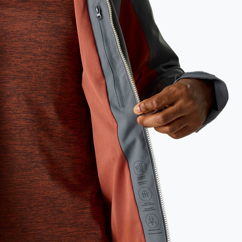 Мъжко яке за дъжд REGATTA Waterproof Shell Bosfield brick/dark storm 9