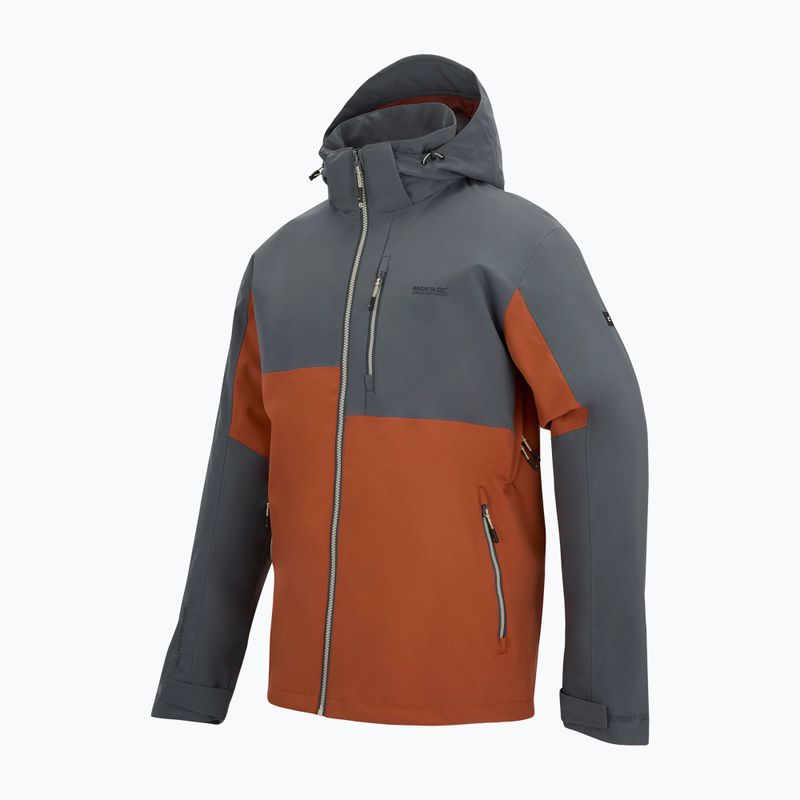 Мъжко яке за дъжд REGATTA Waterproof Shell Bosfield brick/dark storm 12