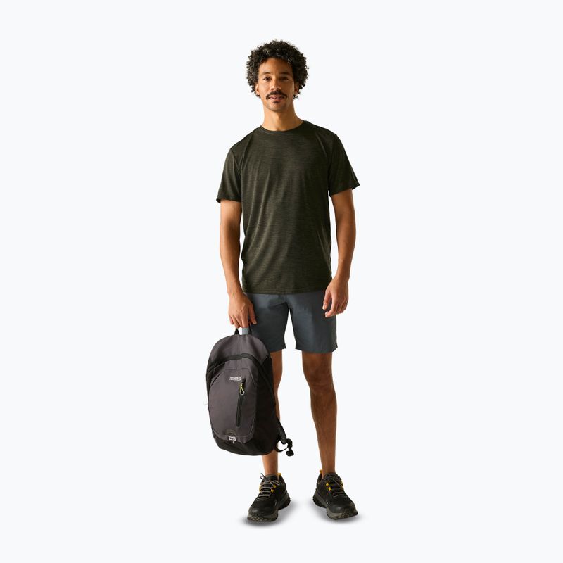 Мъжка тениска за трекинг REGATTA Fingal Edition dark khaki 2