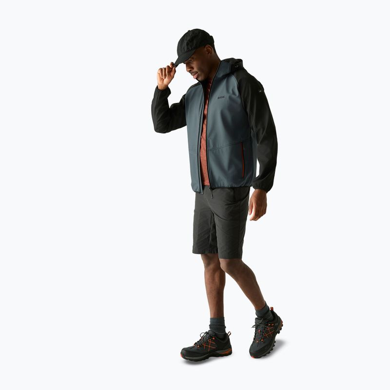 Мъжко софтшел яке REGATTA Arec III dark storm/black 2