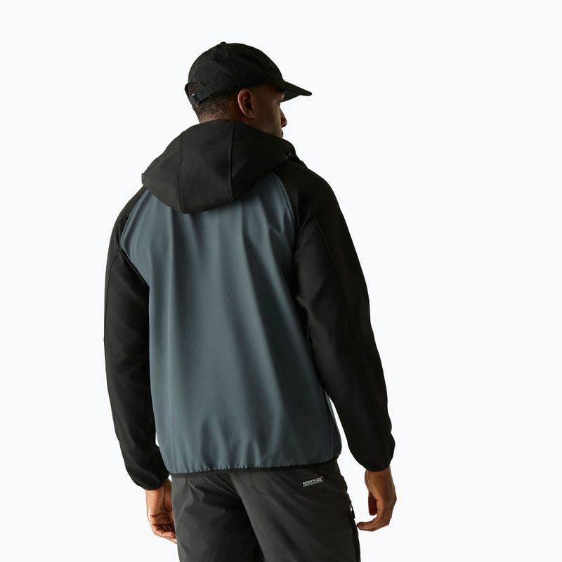 Мъжко софтшел яке REGATTA Arec III dark storm/black 3