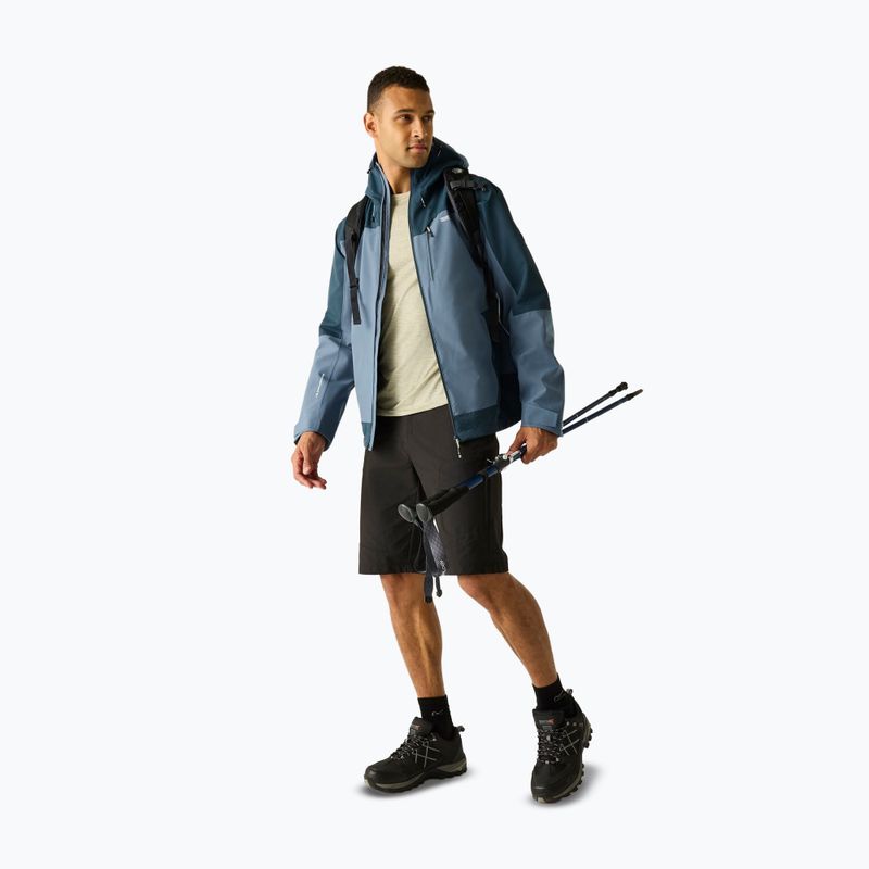 Мъжко яке за дъжд REGATTA Highton Stretch IV chine blue/night sky 2