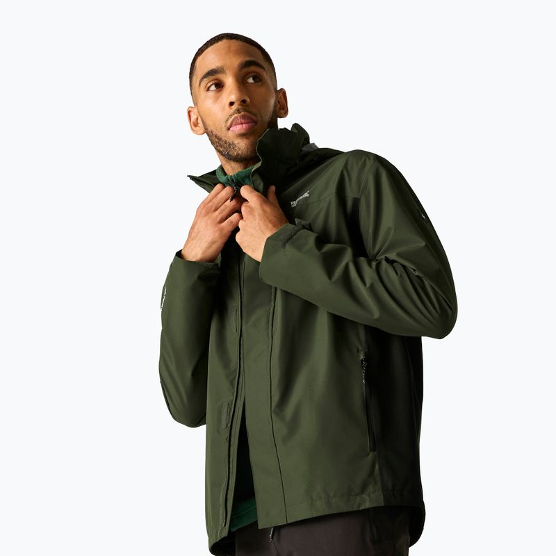 Мъжко софтшел яке REGATTA Matt II dark khaki/black 4
