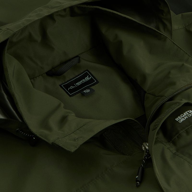 Мъжко софтшел яке REGATTA Matt II dark khaki/black 11