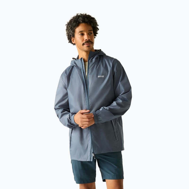 Мъжко яке за дъжд REGATTA Pack-It III china blue 4