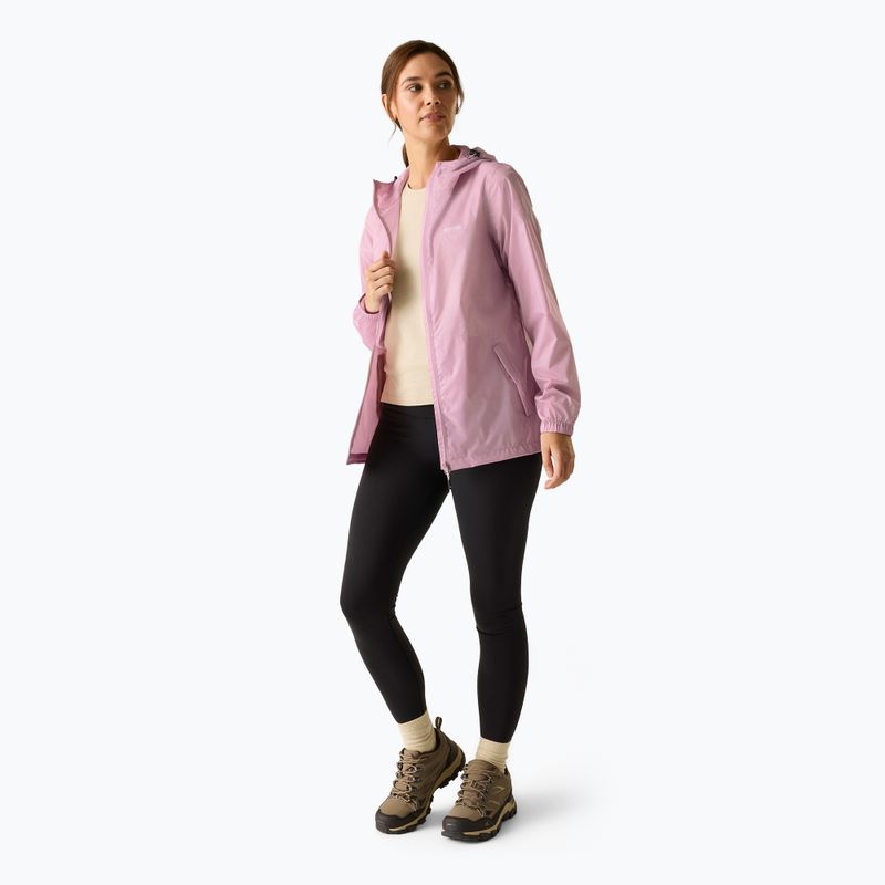 Дамско водоустойчиво яке REGATTA Pack-It III powder lilac 2