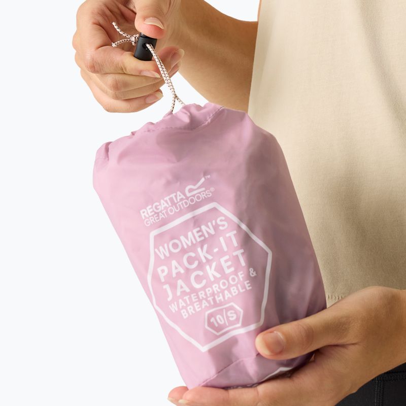 Дамско софтшел яке REGATTA Pack-It III powder lilac 6