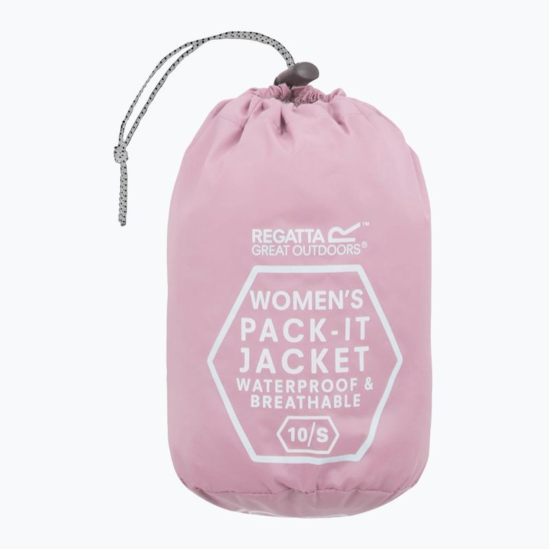 Дамско водоустойчиво яке REGATTA Pack-It III powder lilac 10