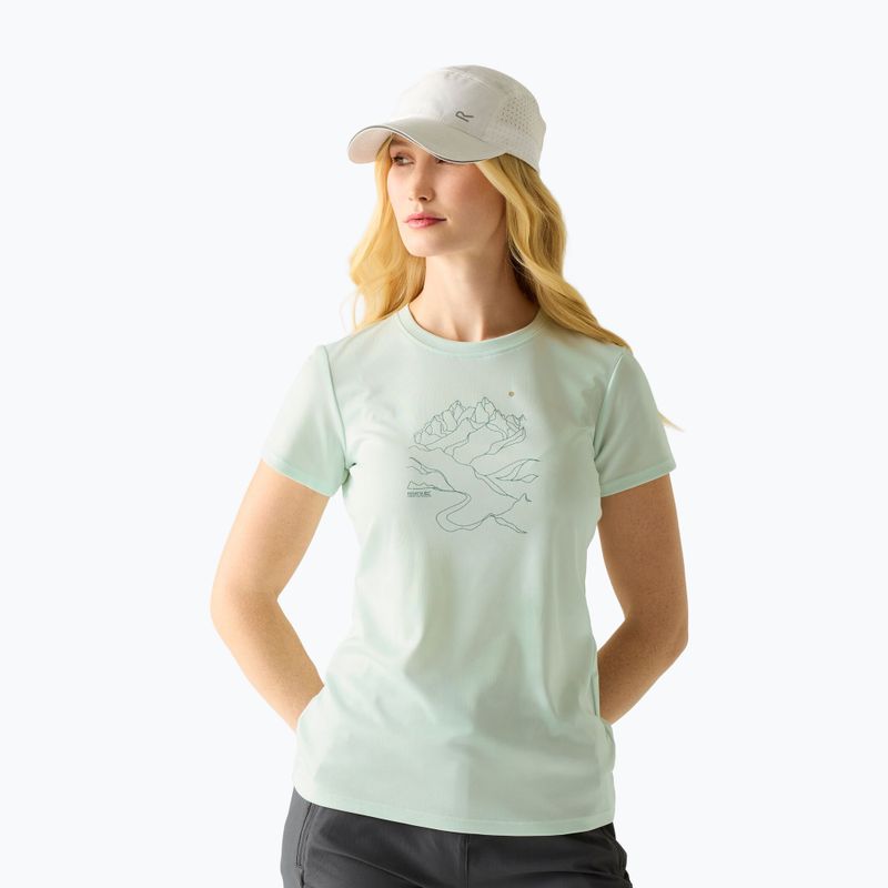 Дамска тениска за трекинг REGATTA Fingal ocean mist