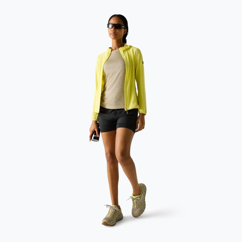 Дамски суитшърт за трекинг REGATTA Huntdale canary yellow 2
