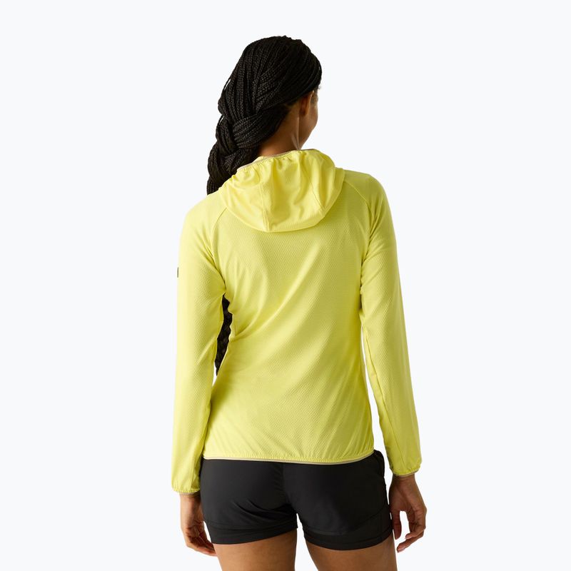 Дамски суитшърт за трекинг REGATTA Huntdale canary yellow 3