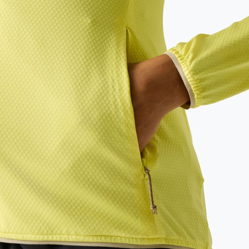 Дамски суитшърт за трекинг REGATTA Huntdale canary yellow 6