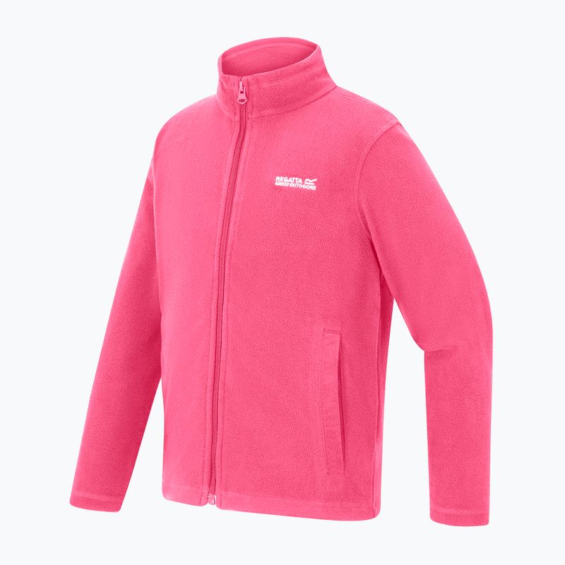 Детски поларен суитшърт REGATTA King II pink lemonade 8