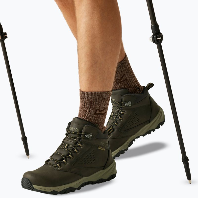 Мъжки обувки за трекинг REGATTA Amble Boot Waterproof peat/tan 6