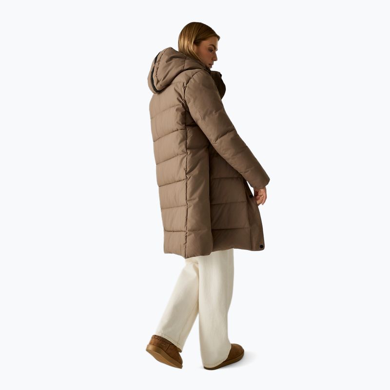 Дамско ватирано палто REGATTA Eryn mocha/black 4
