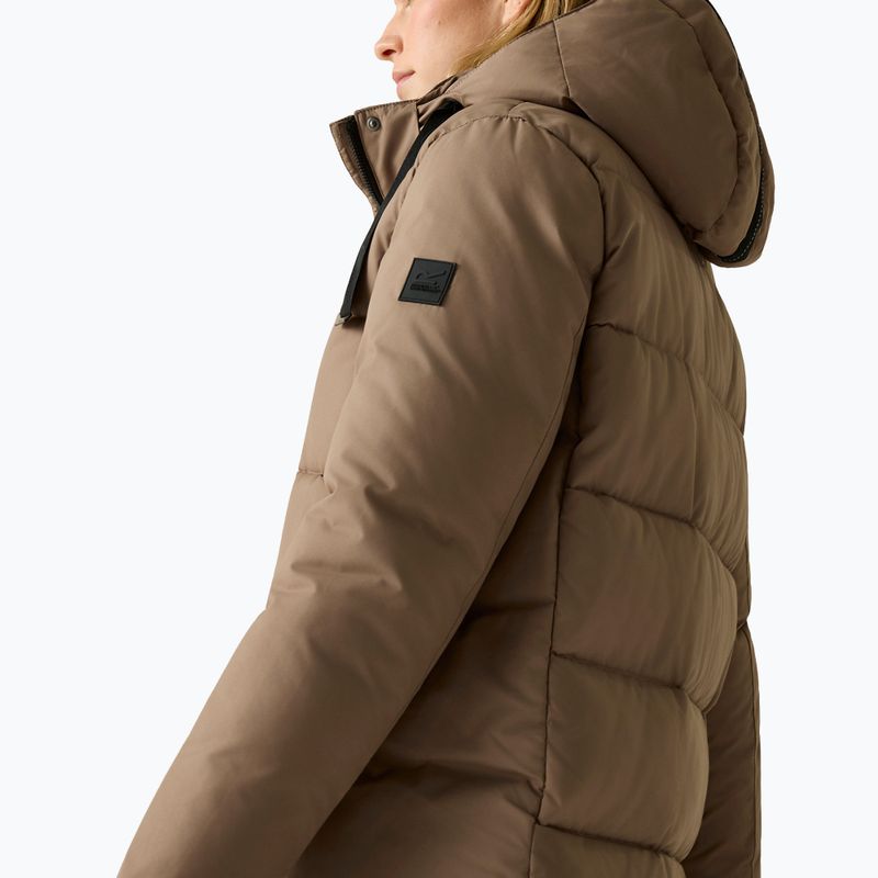 Дамско ватирано палто REGATTA Eryn mocha/black 7