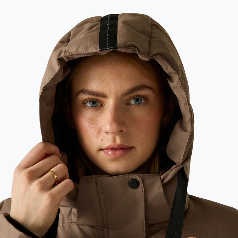 Дамско ватирано палто REGATTA Eryn mocha/black 9