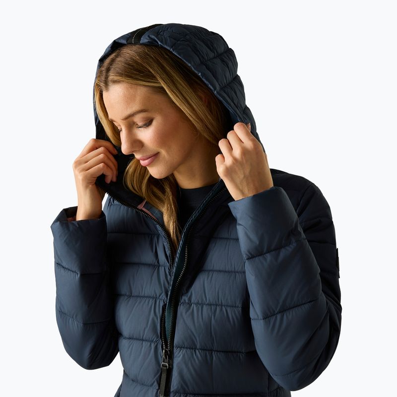 Дамско ватирано палто REGATTA Amara navy/dusky blue 5