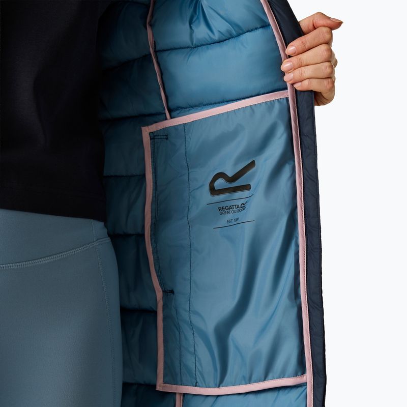 Дамско ватирано палто REGATTA Amara navy/dusky blue 8