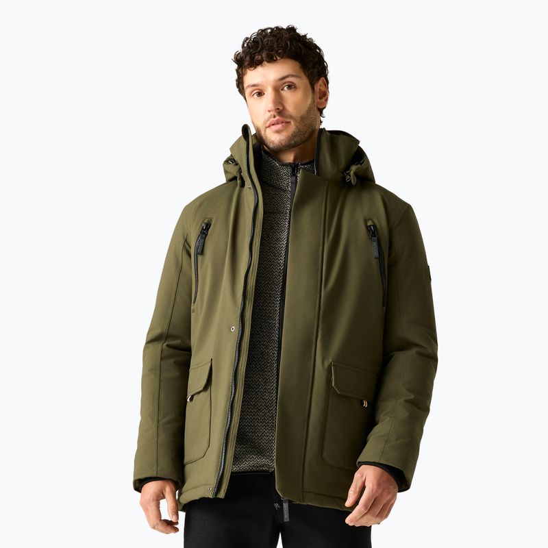 Мъжко яке за дъжд REGATTA Marron dark khaki 4