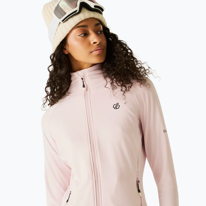 Дамски суитшърт Dare 2b Lowline Full Zip Core Stretch pink haze 4