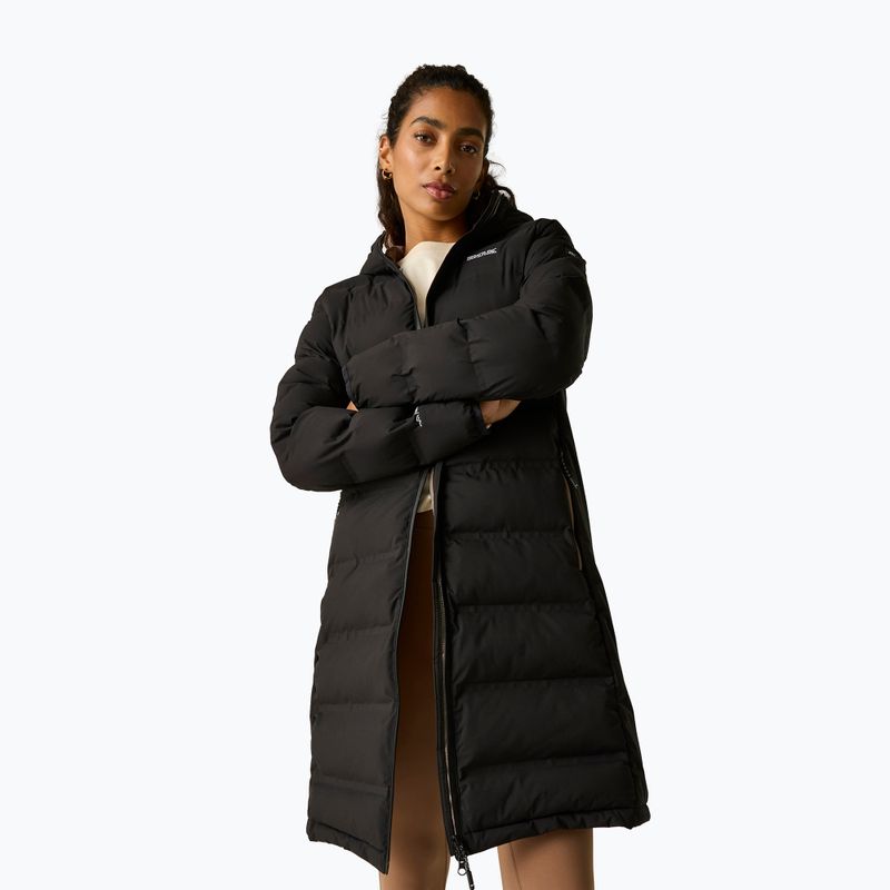 Дамско ватирано палто REGATTA Altoro Thermal Long black/mocha 5